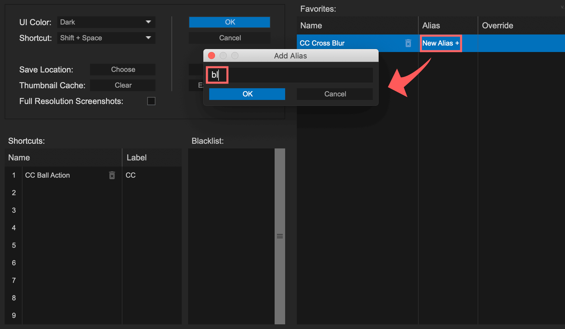 Adobe After Effects 無料 プラグイン Free Plugin FX Console 使い方 機能 解説  設定 Add New Effects New Alias