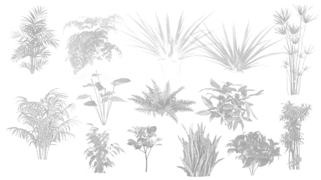 Photoshopおすすめのプランツブラシセットで実際に描いた画像