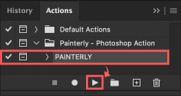 Photoshop 無料 アクション Painterly 使い方