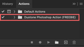 Photoshop 無料 アクション Duotone atn