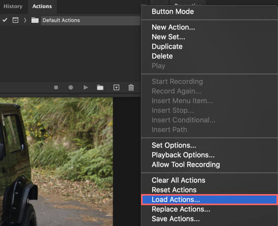 Photoshop 無料 アクション Halftone Automator 使い方 Load Action