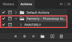 Photoshop 無料 アクション Painterly atn インストール 方法