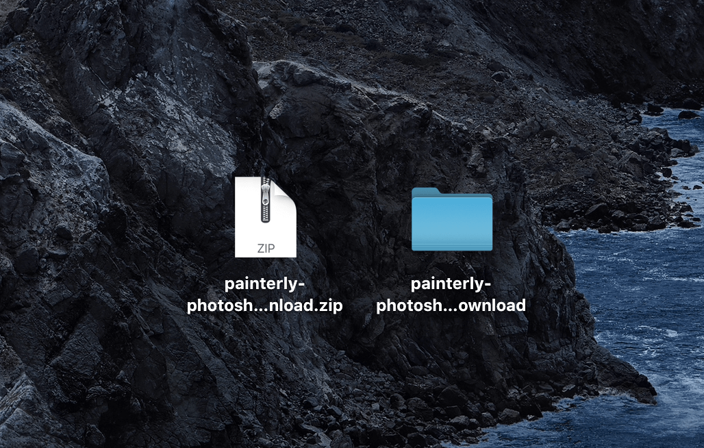 Photoshop 無料 アクション Painterly ダウンロード 方法 atn file