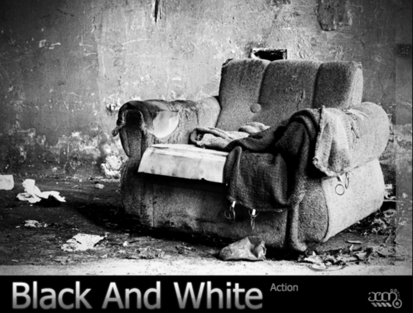 Photoshopアクション『Black And White』