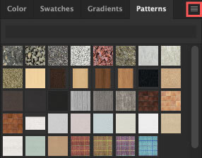 Photoshop 無料 アクション Painterly インストール 方法 pat Patterns メニュー