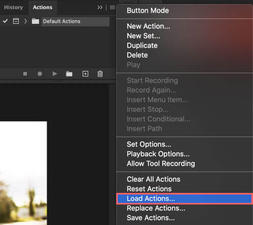 Photoshop 無料 アクション Duotone 使い方 Load Action atn