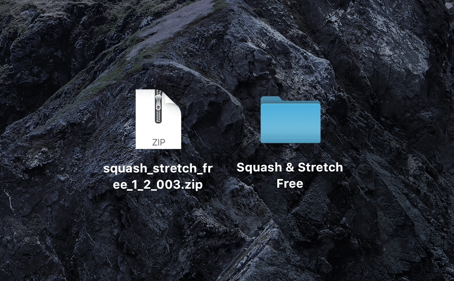 Adobe After Effects エクステンション Squash & Stretch 無料 インストール 方法 手順