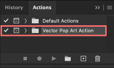 アクションに『Vector Pop Art Action』が追加