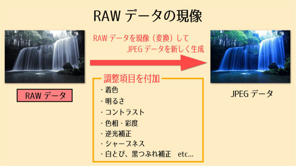 RAWデータの現像
