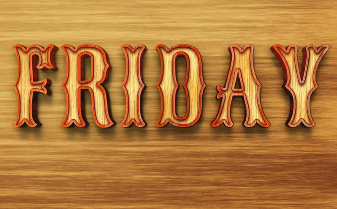 3D Wood Text Style