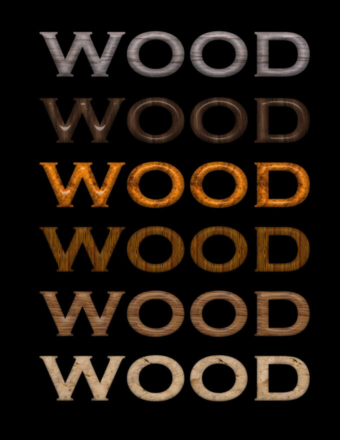 Photoshop Free Layer Style Wood Preset psdフォトショップ 無料 レイヤースタイル プリセット 木目 サムネイル デザイン 素材 Wood Styles