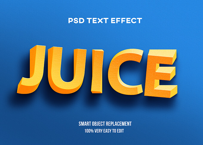 Photoshop Free Text Effect 3D Preset フォトショップ 無料 テキストエフェクト プリセット サムネイル デザイン おすすめ 素材 Twist