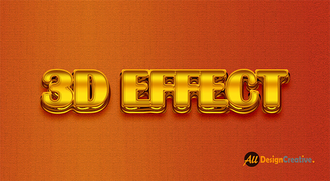 Photoshop Free Text Effect Preset Gold フォトショップ 無料 金 テキストエフェクト プリセット サムネイル デザイン Realistic 3D Gold Text Effect Photoshop PSD