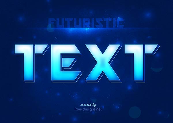 Photoshop Free Text Effect Preset psd フォトショップ 無料 テキストエフェクト プリセット サムネイル デザイン 3D Futuristic