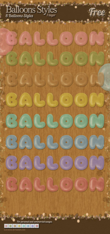 Balloons Styles