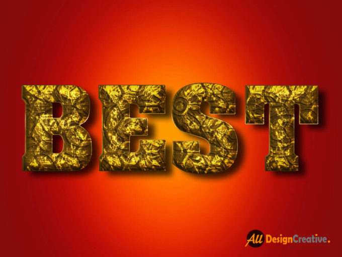 Photoshop Free Text Effect Preset Gold フォトショップ 無料 金 テキストエフェクト プリセット サムネイル デザイン Best Gold Effect PSD