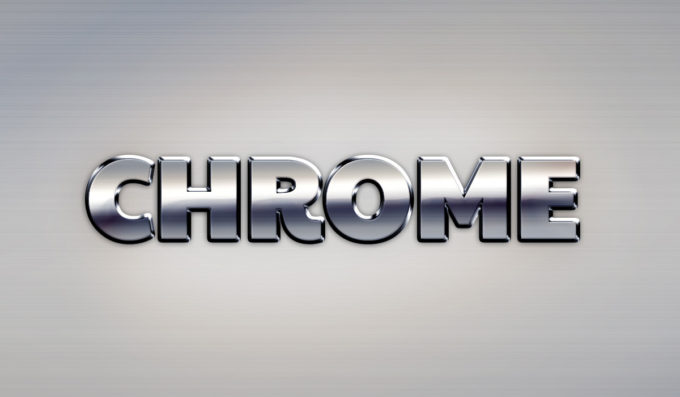 Photoshop Free Metal Chrome Silver Text Effect Preset フォトショップ 無料 テキストエフェクト プリセット メタル クロム シルバー サムネイル デザイン 