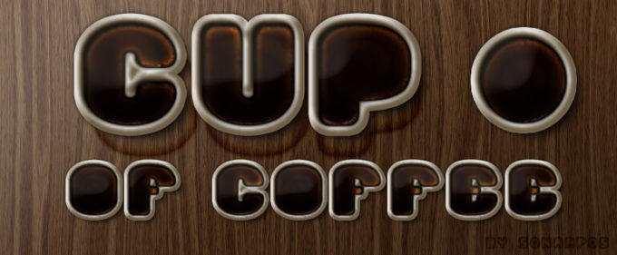 Cup of coffee style