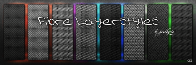 Photoshop Free Layer Style Preset Cloth Fiber asl フォトショップ 無料 生地 繊維 プリセット サムネイル 素材 Fibre LayerStyles - GVL