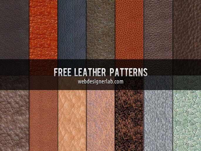 Adobe Photoshop フォトショップ 無料 パターン テクスチャー プリセット .pat レザー free Leather Pattern Preset Free Leather Patterns