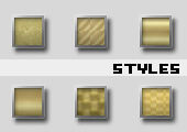 Photoshop Free Layer Style Preset Gold フォトショップ 無料 レイヤースタイル プリセット 金 サムネイル 素材 Layer Styles Set 8