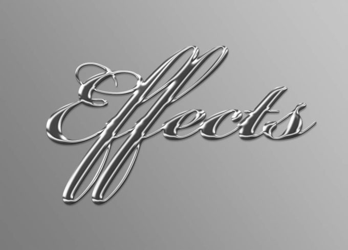 Photoshop Free Metal Chrome Silver Text Effect Preset フォトショップ 無料 テキストエフェクト プリセット メタル クロム シルバー サムネイル デザイン Melted Metal Photoshop Text Effect