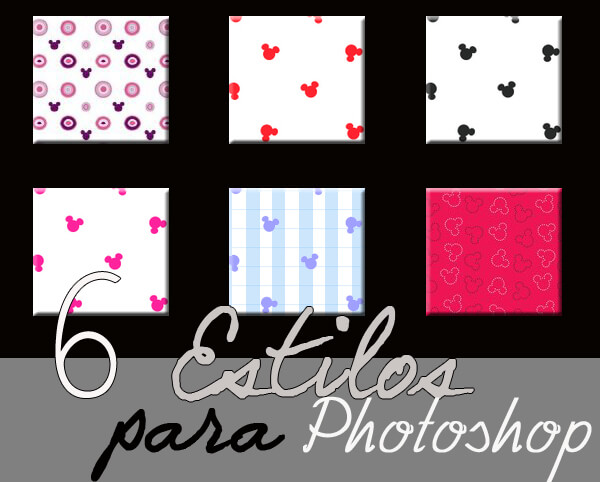 Photoshop Free Layer Style Preset Cute asl フォトショップ 無料 かわいい プリセット サムネイル 素材 Pack de Estilos #2