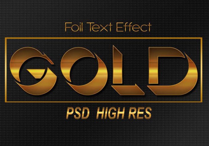 Photoshop Free Text Effect Preset Gold フォトショップ 無料 金 テキストエフェクト プリセット サムネイル デザイン 