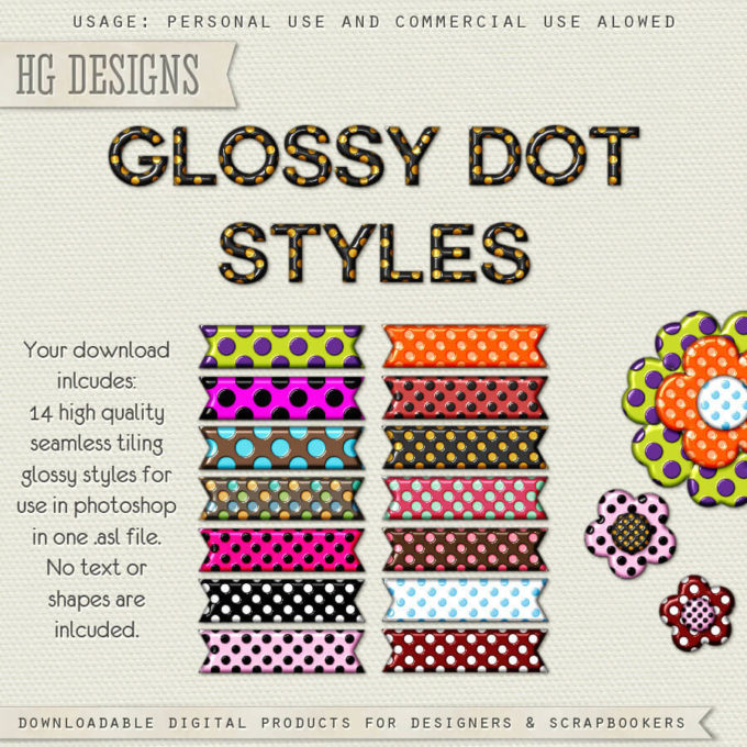 PS Styles: Glossy Dots