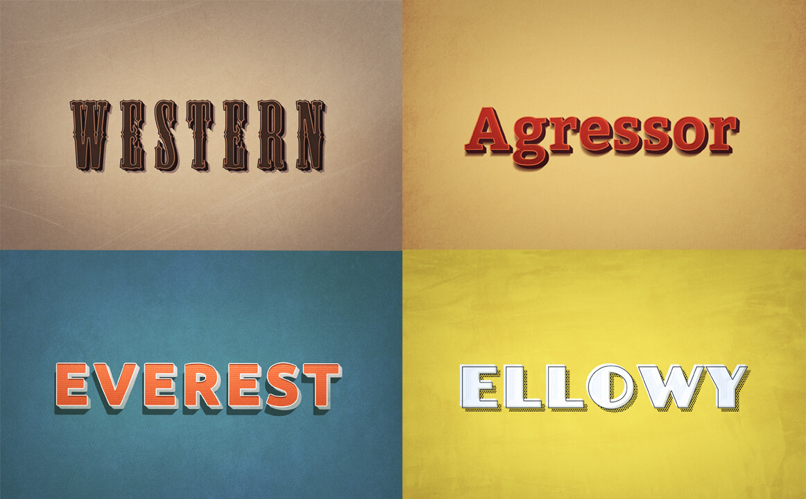 Retro Style Text Effects