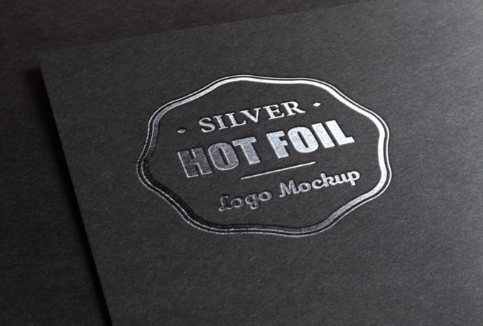 Photoshop Free Metal Chrome Silver Text Effect Preset フォトショップ 無料 テキストエフェクト プリセット メタル クロム シルバー サムネイル デザイン Silver Stamping Logo MockUp