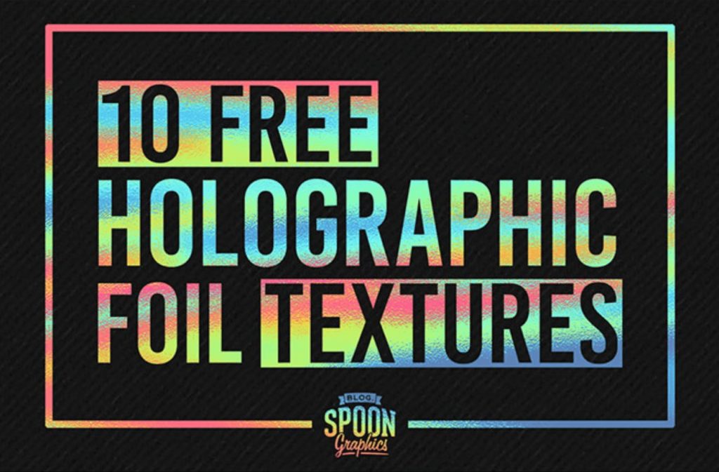 10 Free Iridescent Holographic Textures