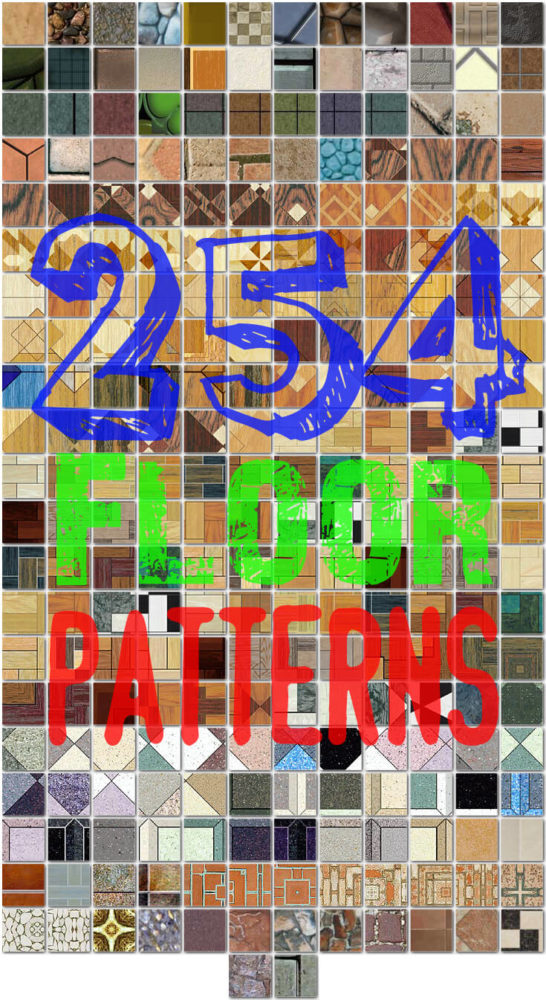 254 Seamless Floor Patterns for Photoshop