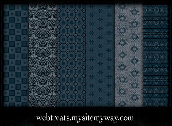 6 Midnight Blue Patterns
