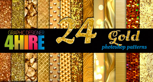 Adobe Photoshop フォトショップ 無料 パターン テクスチャー プリセット 金 ゴールド Free Gold Pattern Preset 