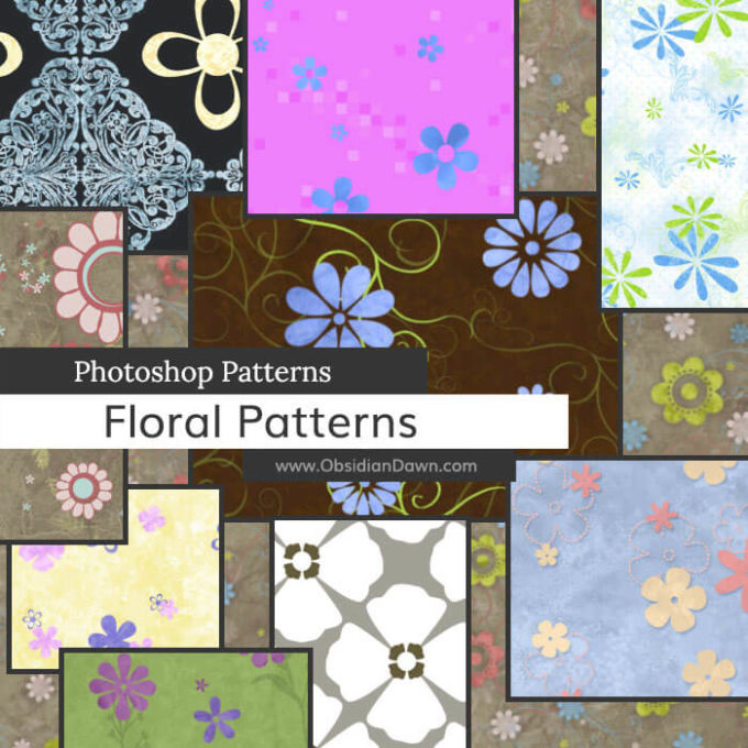 Floral Photoshop Patterns