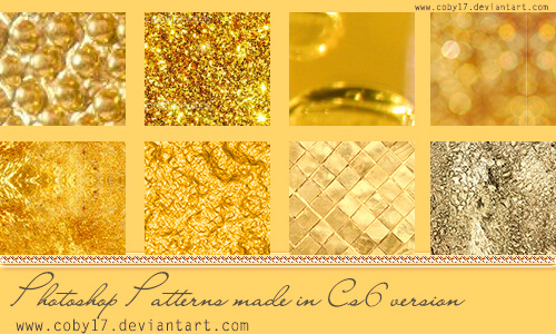 Adobe Photoshop フォトショップ 無料 パターン テクスチャー プリセット .pat 金 ゴールド free gold Pattern Preset Golden patterns