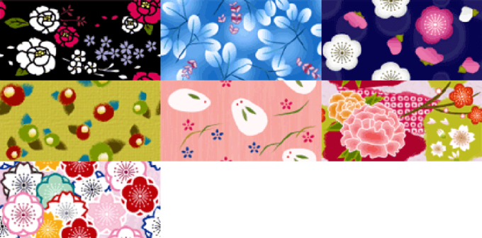 Adobe Photoshop フォトショップ 無料 パターン テクスチャー プリセット .pat 花 free Flower Pattern Preset 風パターン素材　ー花ー