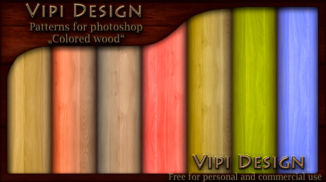 Adobe Photoshop フォトショップ 無料 パターン テクスチャー プリセット .pat ウッド WOOD Colored Wood