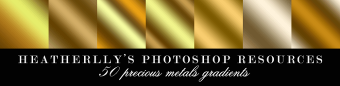 AdobeCC Photoshop Gradation Free grd フォトショップ グラデーション 無料 素材 Precious Metals Gradients