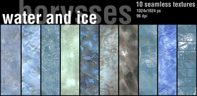 Adobe Photoshop フォトショップ 無料 パターン テクスチャー プリセット .pat 水 氷 アイス free Pattern water Preset Water and ice