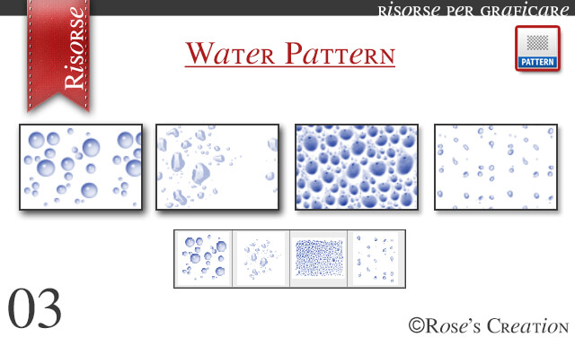 Adobe Photoshop フォトショップ 無料 パターン テクスチャー プリセット .pat 水 氷 アイス free Pattern water Preset Water Pattern