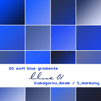 Adobe CC Photoshop Blue Gradation Free grd フォトショップ ブルー グラデーション 無料 素材 20 soft blue gradients