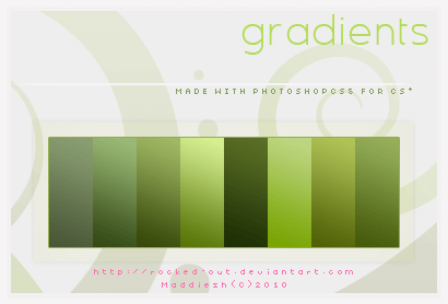 Adobe CC Photoshop Green Gradation Free grd フォトショップ グリーン グラデーション 無料 素材 Green Gradients .1