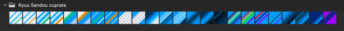Adobe CC Photoshop Gradation Preset フォトショップ　グラデーション プリセット 無料 素材 セット .grd ブルー 青