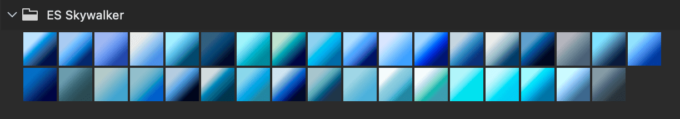 Adobe CC Photoshop Gradation Preset フォトショップ　グラデーション プリセット 無料 素材 セット .grd ブルー 青