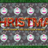 Adobe Photoshop フォトショップ 無料 パターン テクスチャー クリスマス プリセット free christmas pattern preset pat 模様 柄