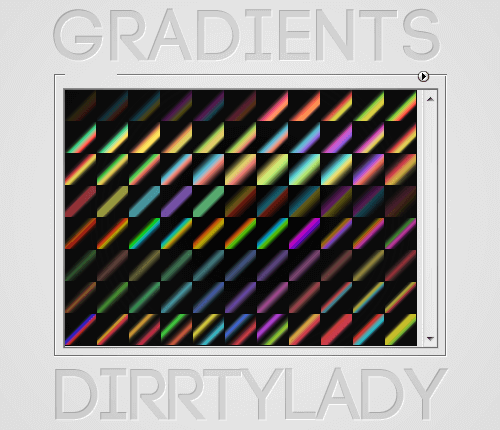 Adobe CC Photoshop Gradation Free grd フォトショップ グラデーション 無料 素材 dirrtylady gradients