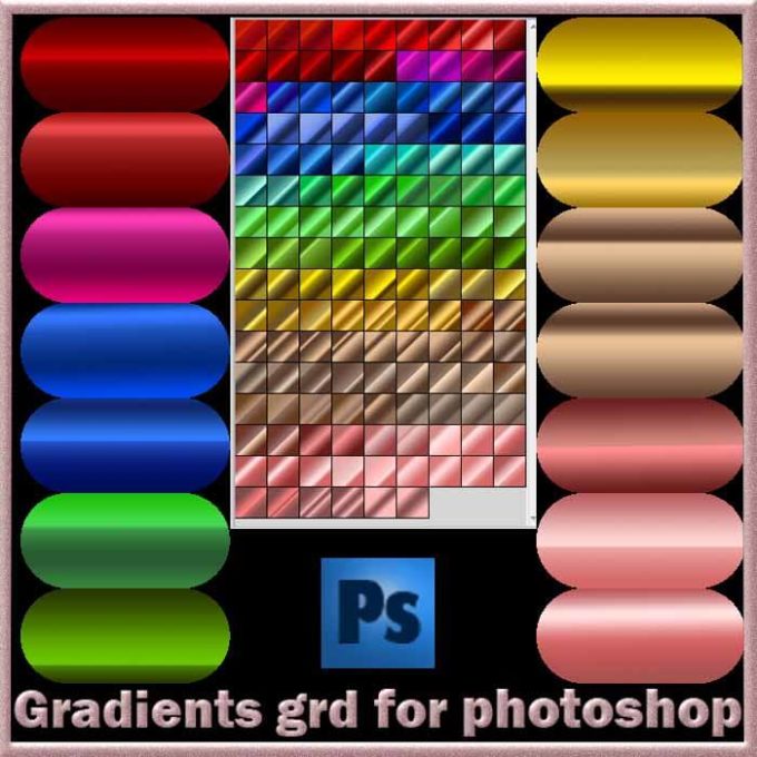 Adobe CC Photoshop Gradation Free grd フォトショップ グラデーション 無料 素材 gradient buttons