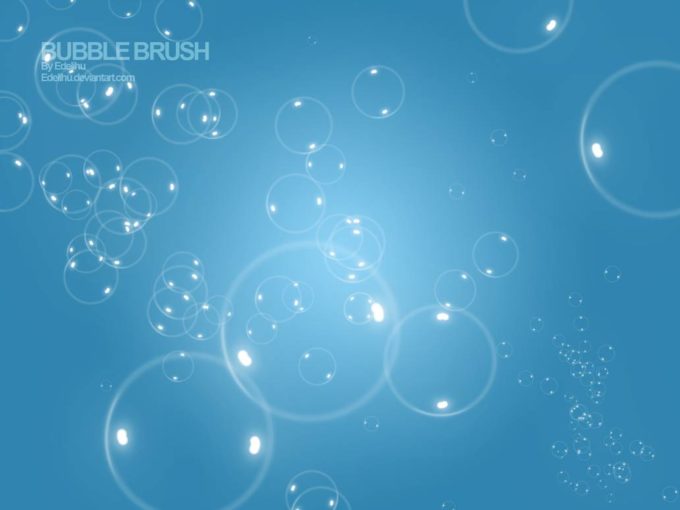 フォトショップ ブラシ Photoshop Brush 無料 イラスト 泡 バブル Bubble brushes